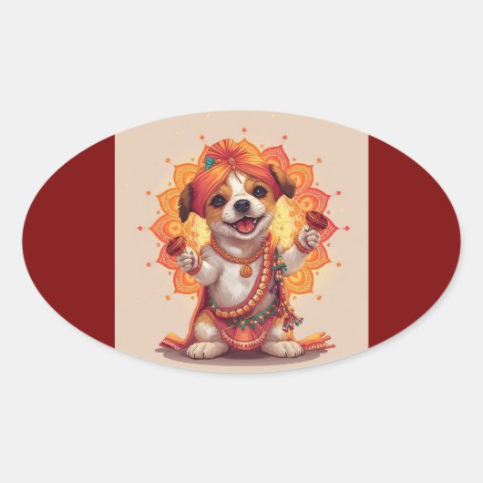Sticker Ovale Garba Guardian (Devant)