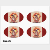 Sticker Ovale Garba Guardian (Feuille)