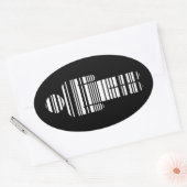 Sticker Ovale garçon barcode (Enveloppe)