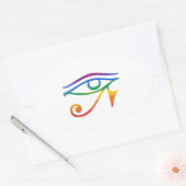 Sticker Ovale Gay Goth Pride (Enveloppe)