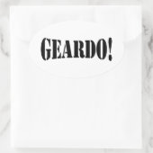 STICKER OVALE GEARDO ! (Sac)