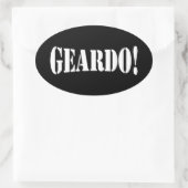 STICKER OVALE GEARDO ! (Sac)