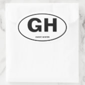 Sticker Ovale Ghost Hunter (Sac)