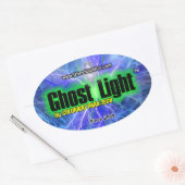 Sticker ovale Ghost Light™ #1 (Enveloppe)