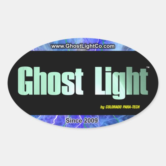 Sticker ovale Ghost Light™ #2 (Devant)
