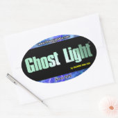 Sticker ovale Ghost Light™ #2 (Enveloppe)