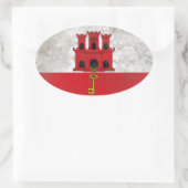 Sticker Ovale Gibraltar (Sac)