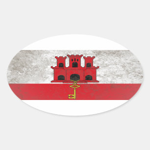 Sticker Ovale Gibraltar