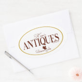 Sticker Ovale Gilmore Girls | Antiquités de Kim (Enveloppe)