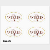 Sticker Ovale Gilmore Girls | Antiquités de Kim (Feuille)