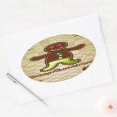 Sticker Ovale Gingerpain biscuit (Enveloppe)