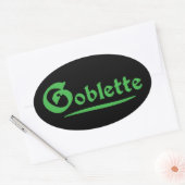 Sticker Ovale Goblette (Enveloppe)