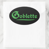 Sticker Ovale Goblette (Sac)