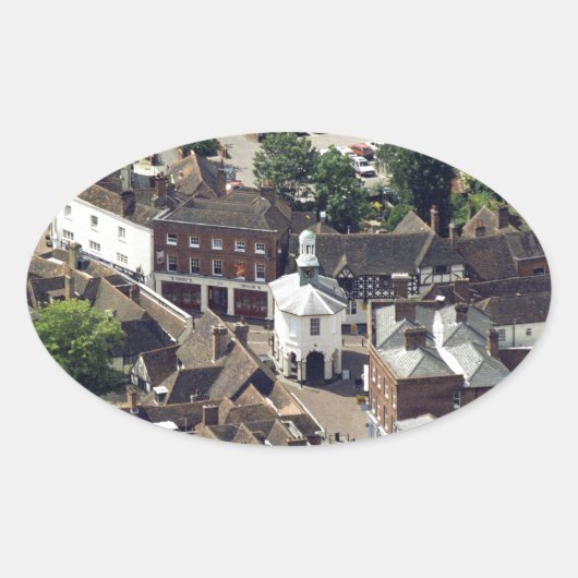 Sticker Ovale Godaling Surrey Angleterre (Devant)