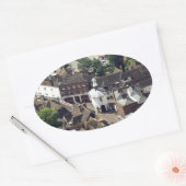 Sticker Ovale Godaling Surrey Angleterre (Enveloppe)