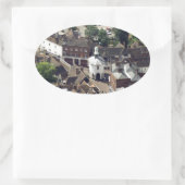 Sticker Ovale Godaling Surrey Angleterre (Sac)