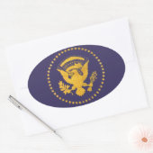Sticker Ovale Gold Presidential (Enveloppe)