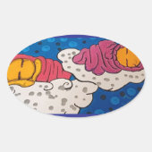 Sticker Ovale Golden Slumbers (Devant)
