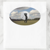 Sticker Ovale Golf (Sac)