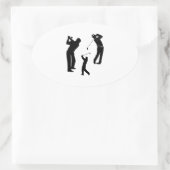 Sticker Ovale Golf Pro (Sac)