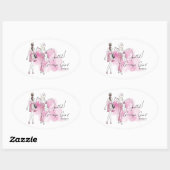 Sticker Ovale Gossip Girl - Spotted! (Feuille)