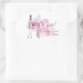 Sticker Ovale Gossip Girl - Spotted! (Sac)