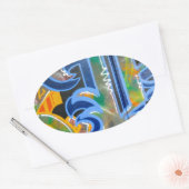 Sticker Ovale Graffiti Wall Art (Enveloppe)