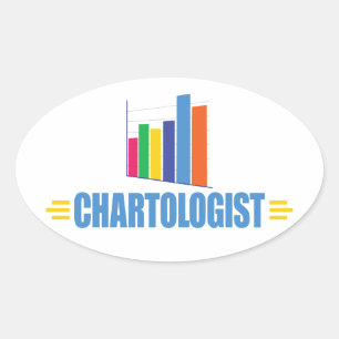 Sticker Ovale Graphique amusant