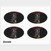 Sticker Ovale Graveyard Shift (Feuille)