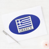 Sticker Ovale Grèce (Enveloppe)