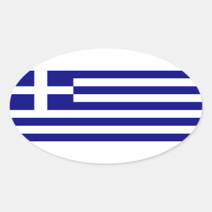 Sticker Ovale Grèce