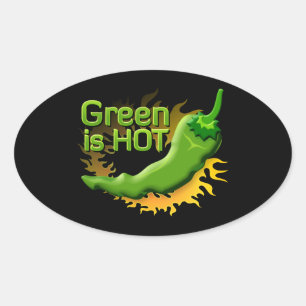 Sticker Ovale Green is HOT