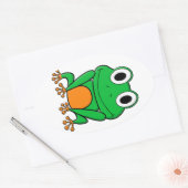 Sticker Ovale Grenouille (Enveloppe)