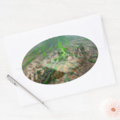Sticker Ovale Grenouille (Enveloppe)