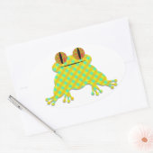 Sticker Ovale Grenouille mûre (Enveloppe)