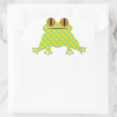 Sticker Ovale Grenouille mûre (Sac)