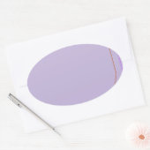 Sticker Ovale gris 8297 Art abstrait (Enveloppe)