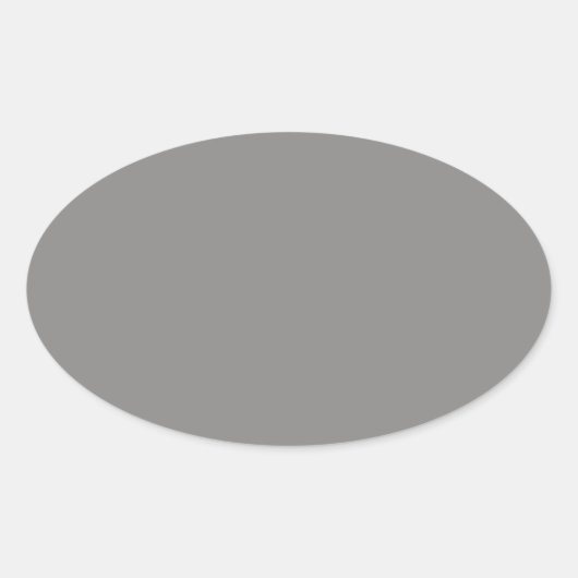 Sticker ovale gris clair (Devant)