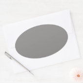 Sticker ovale gris clair (Enveloppe)