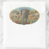 Sticker Ovale Gros ascenseur (Sac)