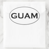 STICKER OVALE GUAM (Sac)