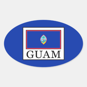 Sticker Ovale Guam