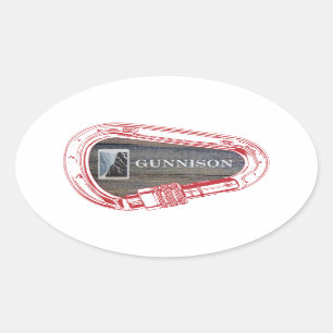 Sticker Ovale Gunnison Escalade carabiner