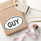 Sticker Ovale Guyana "GUY" (Cadeaux)