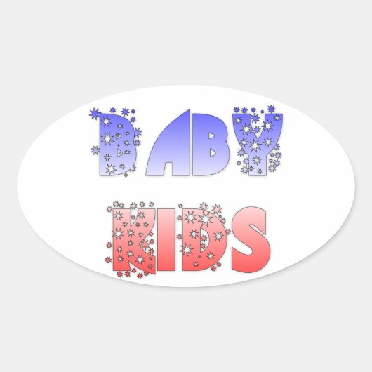 Sticker Ovale Hakuna Matata Bébé & Enfants : Conception de coule (Devant)