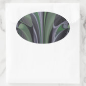 Sticker Ovale Hakuna Matata Belle carte graphique écologique (Sac)