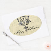 Sticker Ovale Halloween (Enveloppe)