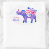 Sticker Ovale Happy Diwali (Sac)