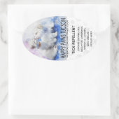 Sticker Ovale Happy Paws Oval (Sac)