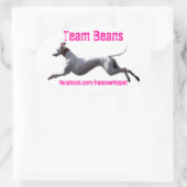 Sticker Ovale Haricots de l'équipe Oval Decal (Sac)